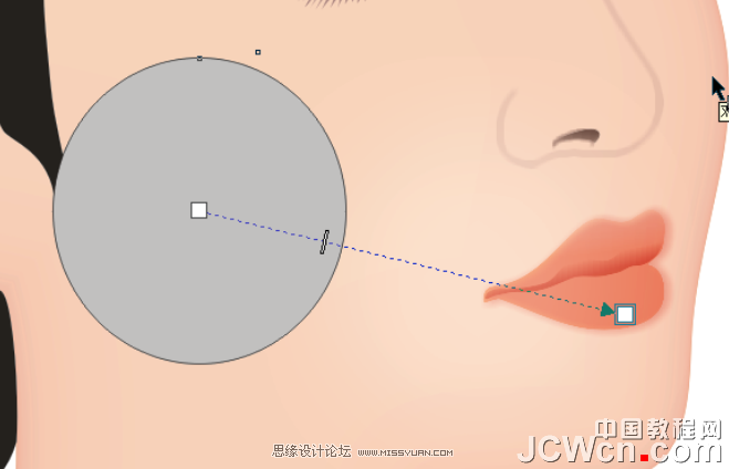 CorelDRAW鼠绘教程：绘制著名词人李清照,PS教程,图老师教程网