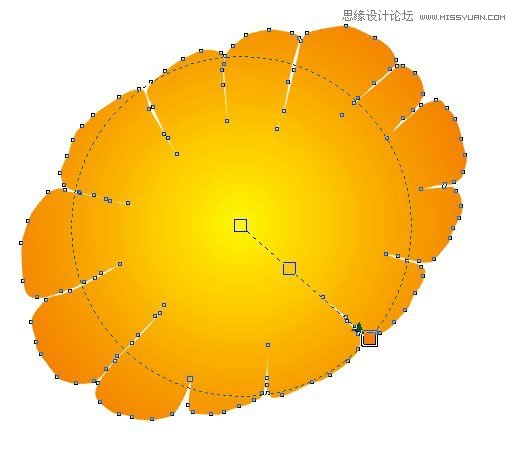 CorelDRAW绘制质感的橙子和冰块,PS教程,图老师教程网