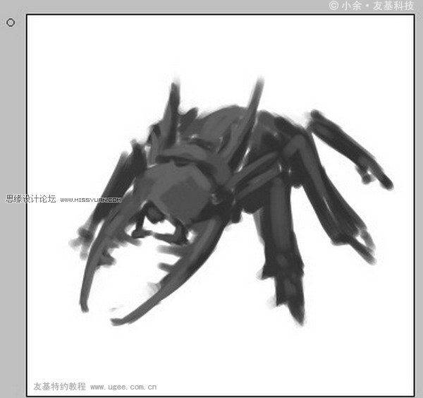 Photoshop概念设计教程之昆虫的绘制,PS教程,图老师教程网