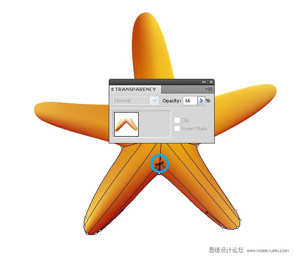 Illustrator绘制立体真实的海星教程,PS教程,图老师教程网
