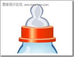 Flash绘画教程：绘图功能制作奶瓶标志,PS教程,图老师教程网