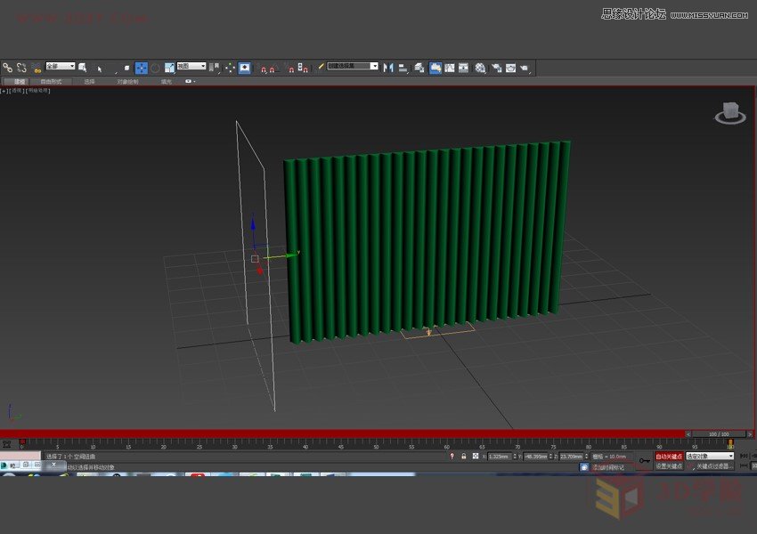 3DMAX制作户外风格翻页广告牌效果,PS教程,图老师教程网