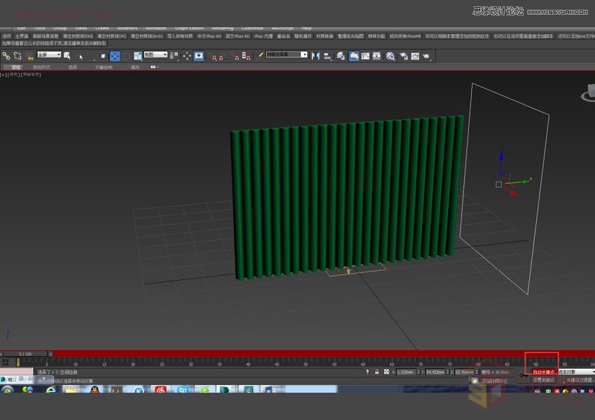 3DMAX制作户外风格翻页广告牌效果,PS教程,图老师教程网