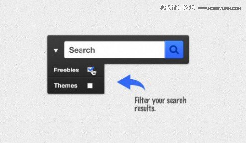 45个经典的免费搜索框设计PSD素材,PS教程,图老师教程网