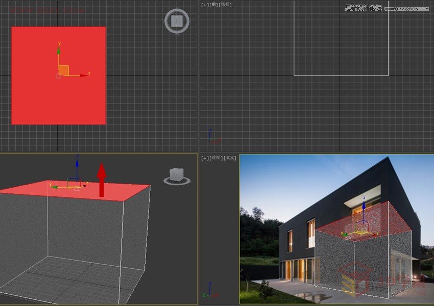 3DMAX巧用透视匹配给照片建模,PS教程,图老师教程网