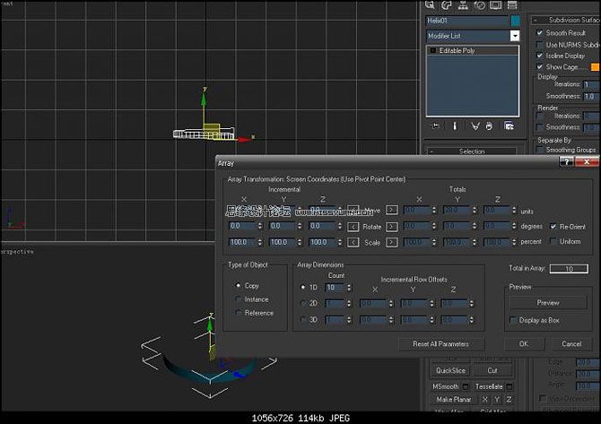 3D MAX建模教程：简单打造实用螺纹模型,PS教程,图老师教程网