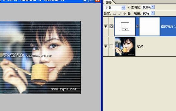 Photoshop简单制作美女抽线效果,PS教程,图老师教程网