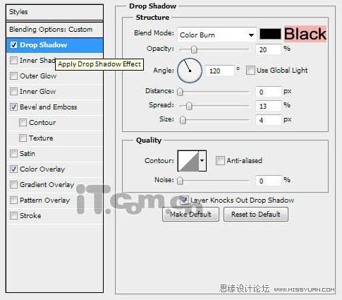 Photoshop制作发着蓝光的金属立体字,PS教程,图老师教程网