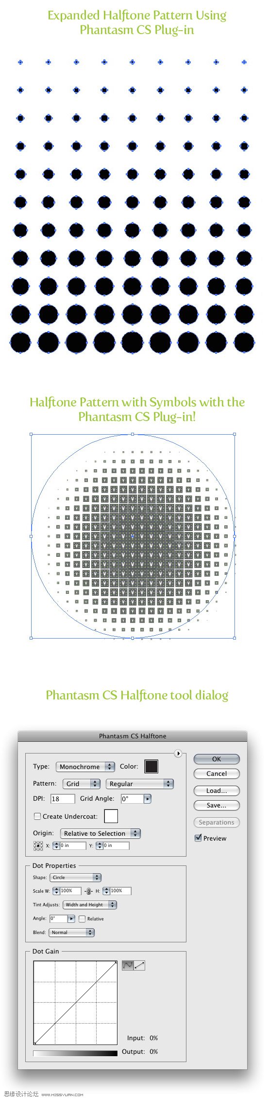 Illustrator创建彩色半调效果,PS教程,图老师教程网