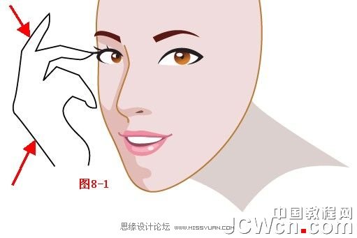 Illustrator插画人物系列之清纯美女的绘制,PS教程,图老师教程网