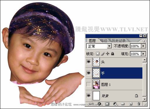 Photoshop给可爱的小女孩穿上戏装,PS教程,图老师教程网