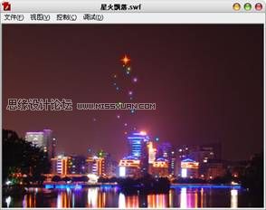 Flash CS4制作梦幻的星火飘落效果,PS教程,图老师教程网