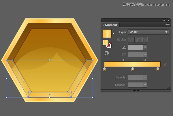  Illustrator制作质感立体效果的甜蜜蜂巢,PS教程,图老师教程网