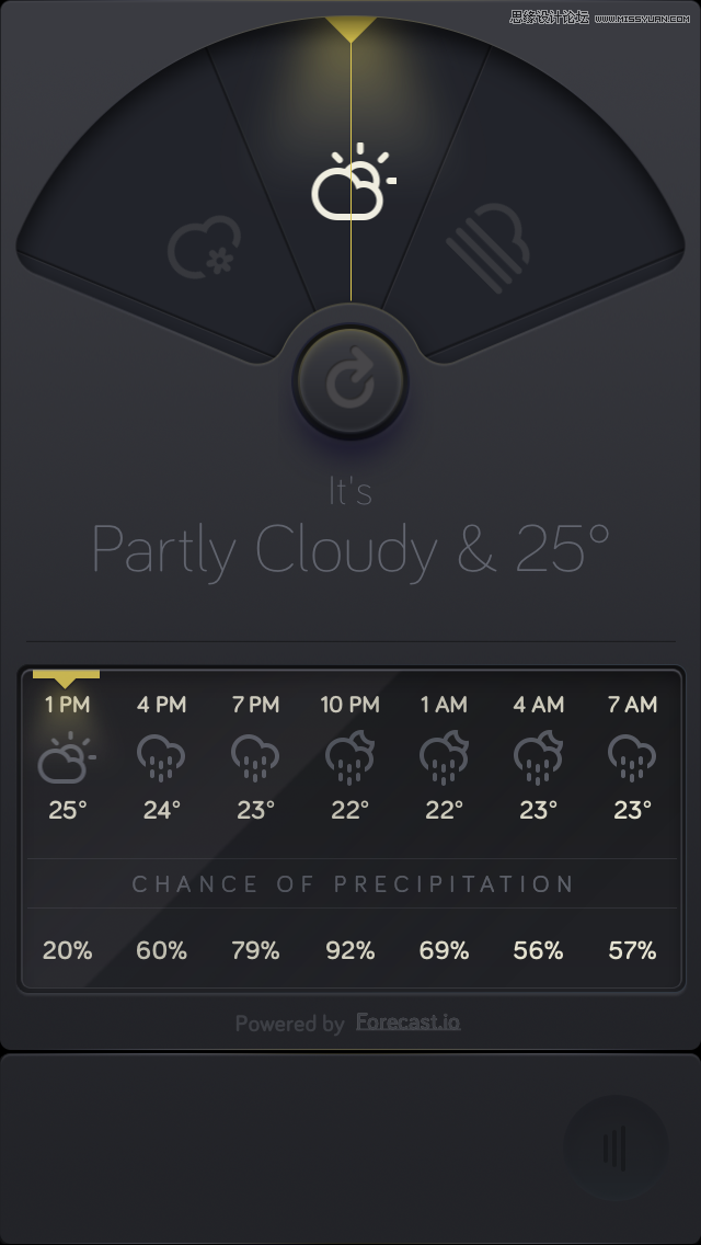 精选国外天气类苹果APP设计欣赏,PS教程,图老师教程网