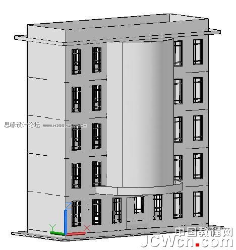 AutoCAD 2011教程：曲面命令创建楼房,PS教程,图老师教程网