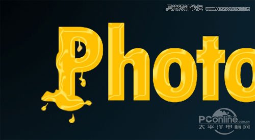 Photoshop详解融化字体设计教程,PS教程,图老师教程网