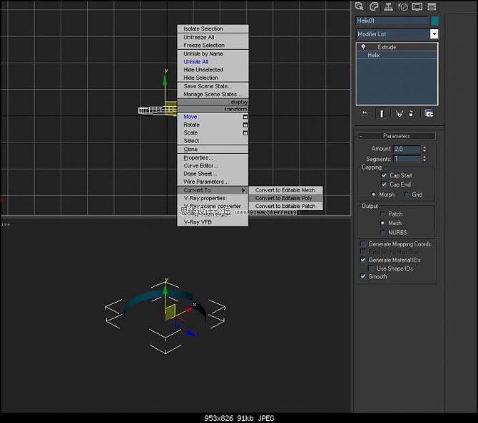 3D MAX建模教程：简单打造实用螺纹模型,PS教程,图老师教程网