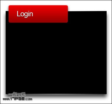 Photoshop设计制作红色网页登陆界面,PS教程,图老师教程网