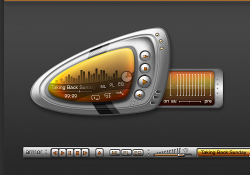 40个音乐播放器UI界面设计欣赏,PS教程,图老师教程网