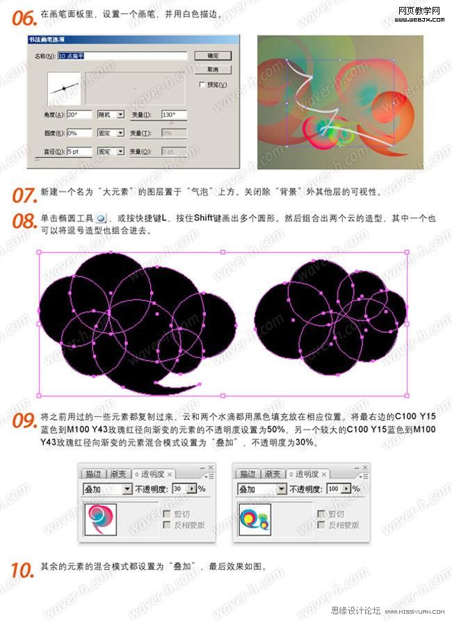 Illustrator制作超酷的人物混合插画教程,PS教程,图老师教程网