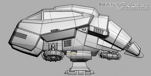 3ds Max实例教程：打造未来飞行器,PS教程,图老师教程网