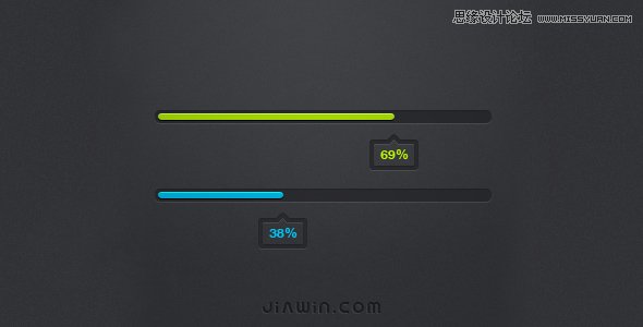 让人不得不爱的22个UI进度条设计欣赏,PS教程,图老师教程网