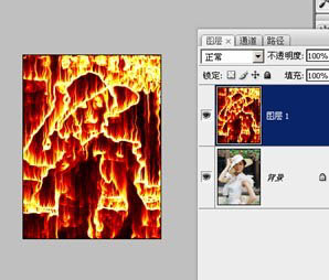 Photoshop打造超酷的人像燃烧效果,PS教程,图老师教程网