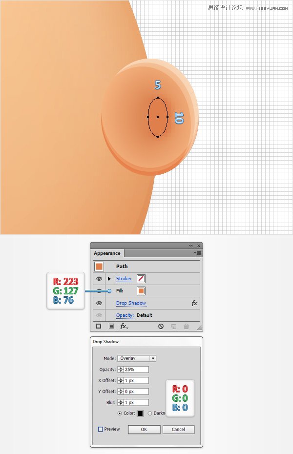 Illustrator设计时尚有趣的卡通人物脸部,PS教程,图老师教程网