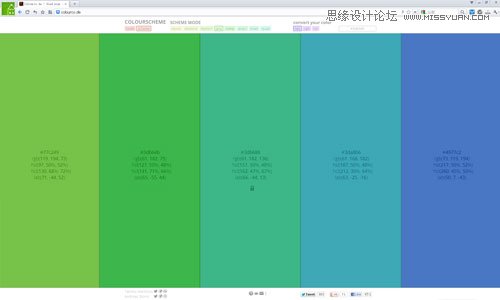 在线图片压缩神器和配色工具Colourco分享,PS教程,图老师教程网