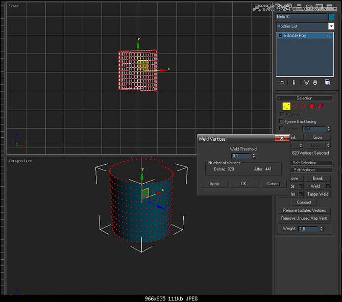 3D MAX建模教程：简单打造实用螺纹模型,PS教程,图老师教程网