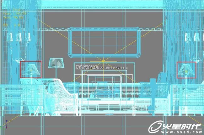 3D MAX实例教程：欧式客厅夜景渲染解析,PS教程,图老师教程网