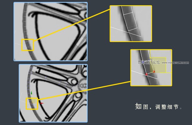 3dsMAX建模教程：解析汽车轮圈建模过程,PS教程,图老师教程网