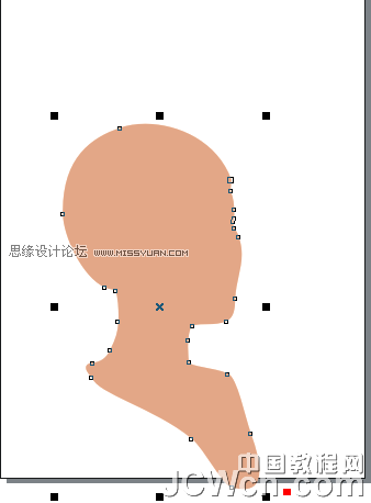 CorelDRAW鼠绘教程：绘制著名词人李清照,PS教程,图老师教程网