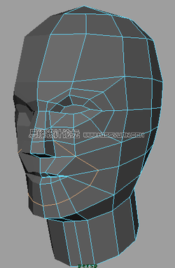 Maya建模教程：人头建模的详细教程,PS教程,图老师教程网