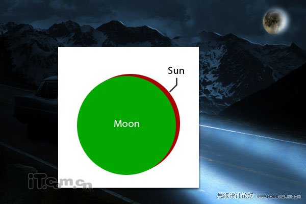 Photoshop合成黑夜中公路上行驶的汽车,PS教程,图老师教程网