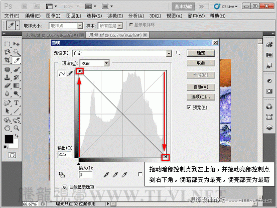 Photoshop基础教程：通过实例解析曲线命令,PS教程,图老师教程网