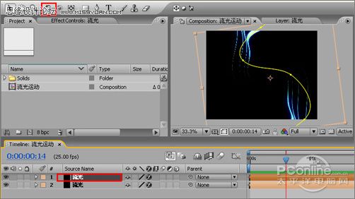 After Effects制作动感的光线流动效果,PS教程,图老师教程网