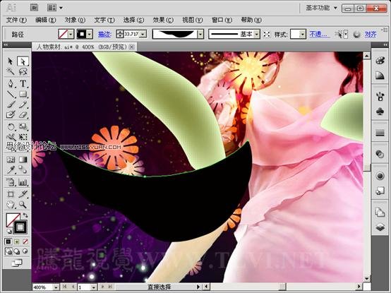 Illustrator CS5新功能：实例解析宽度工具,PS教程,图老师教程网