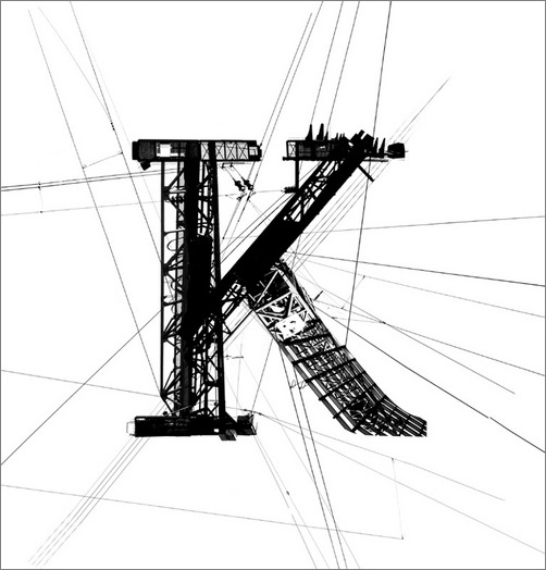 建筑风格的26个字母设计欣赏,PS教程,图老师教程网