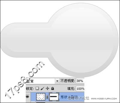 Photoshop打造矢量风格的箭头点击按钮,PS教程,图老师教程网