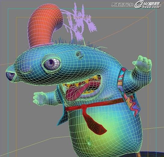 3ds Max制作吓人的外星小怪物,PS教程,图老师教程网