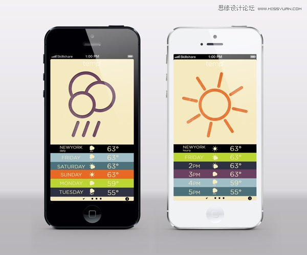 49款优秀的天气类APP界面设计欣赏,PS教程,图老师教程网