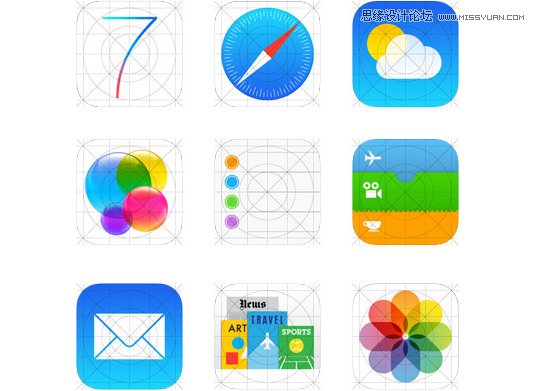 详细解析IOS7图标设计的七条黄金法则,PS教程,图老师教程网