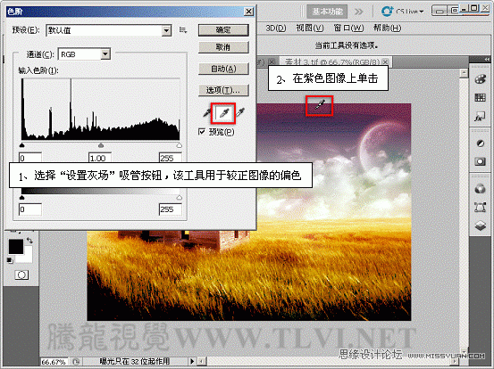 Photoshop基础教程：通过实例解析色阶与黑白场,PS教程,图老师教程网