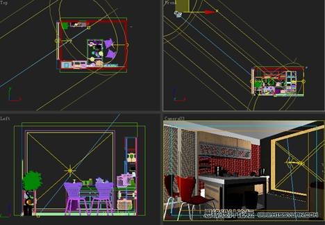 3DMAX教程：V-Ray制作阳光温馨厨房教程,PS教程,图老师教程网