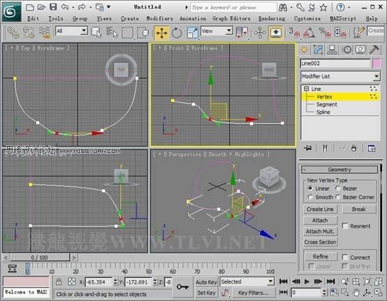 使用3D MAX2011中的面片建模方法给头盔建模,PS教程,图老师教程网