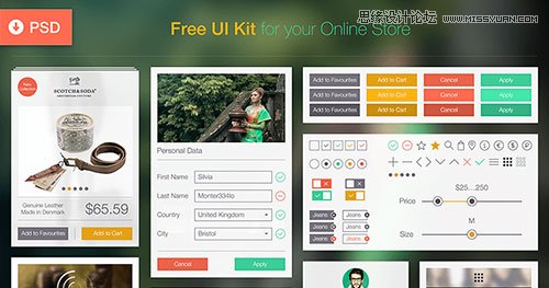 15个高品质用户界面UI设计KIT素材,PS教程,图老师教程网