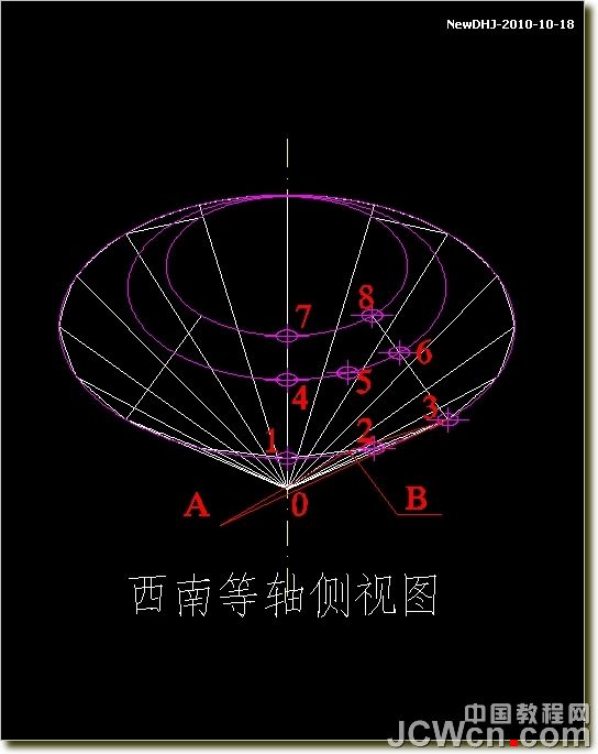 AutoCAD建模教程：绘制八心八箭的钻石,PS教程,图老师教程网