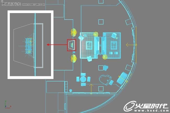 3D MAX实例教程：欧式客厅夜景渲染解析,PS教程,图老师教程网