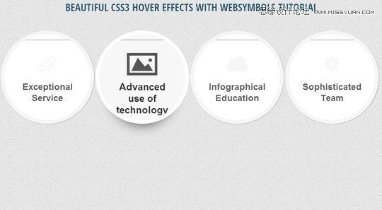 33款CSS3实现的绚丽鼠标悬停效果分享,PS教程,图老师教程网